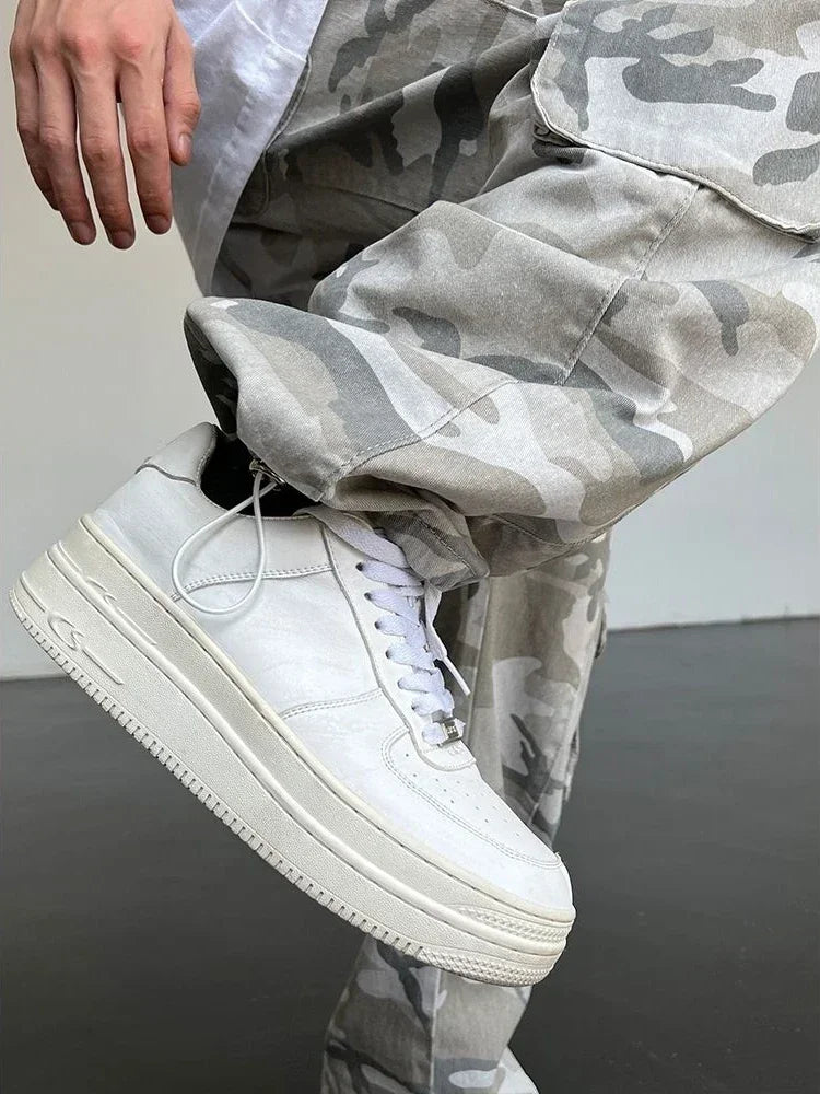 Y2K Cargo Pants (Camo)