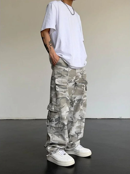 Y2K Cargo Pants (Camo)